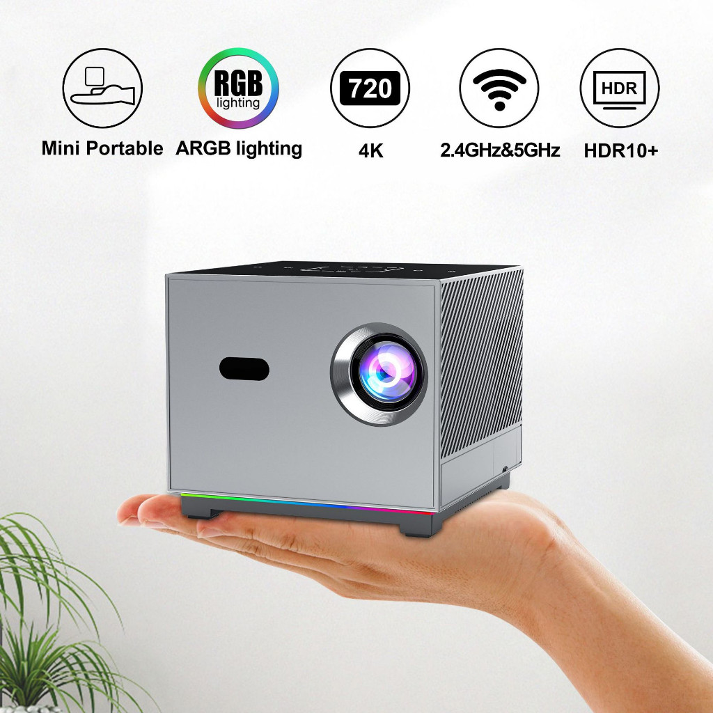Proyektor Xnano X3 2800 Lumens Full Hd Proyektor Portable Android Wifi Bluetooth Mirroring Hp Laptop