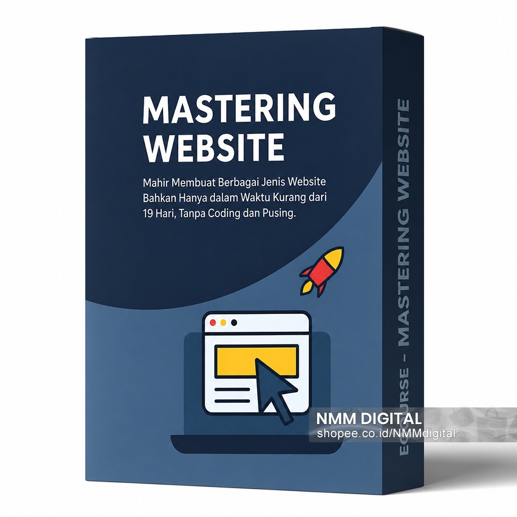 JAGO WEBSITE MASTERI: Mahir Membuat Website Apapun Tanpa Coding Tanpa Pusing - Materi Video
