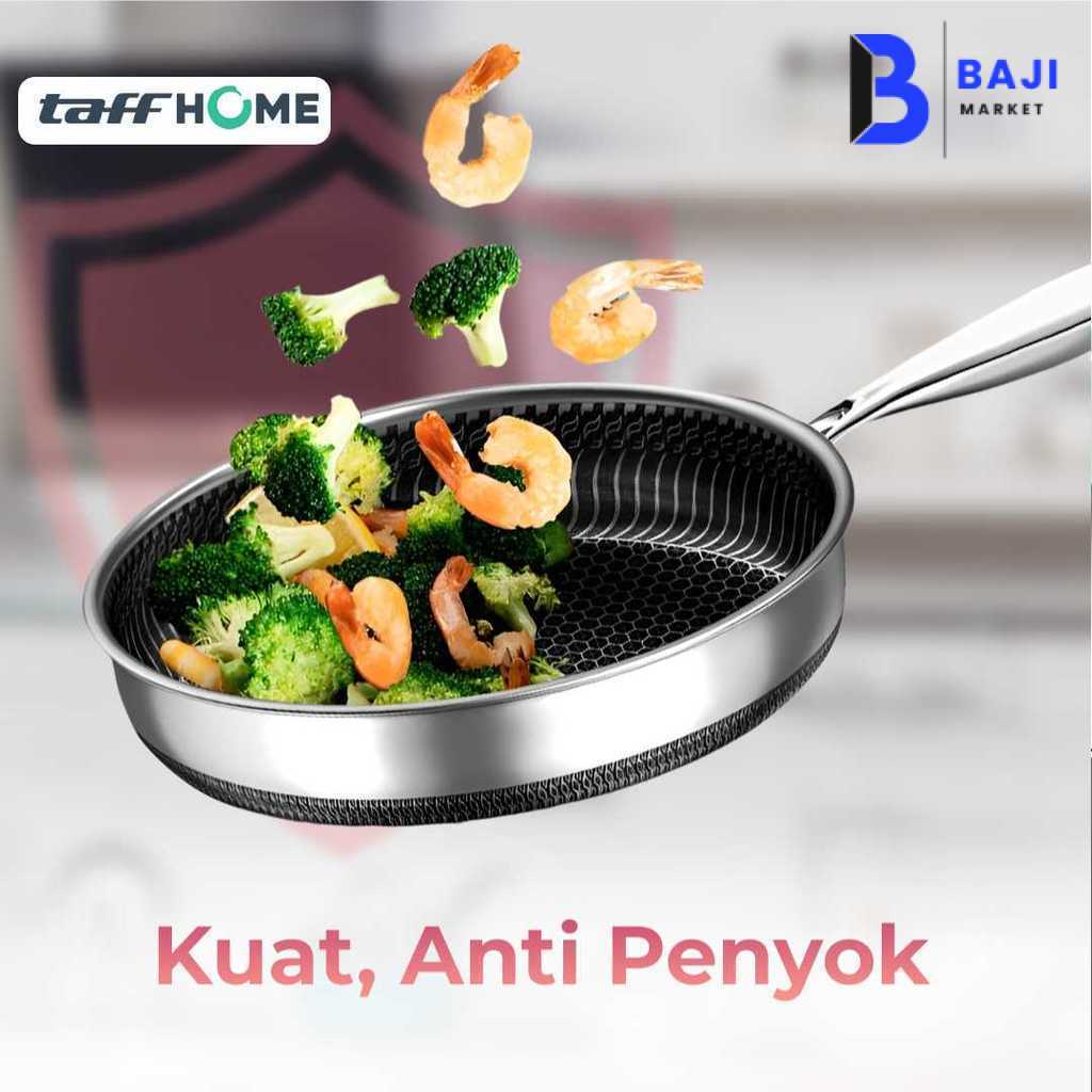 Wajan Penggorengan Frying Pan Stainless Steel Anti Lengket - 316