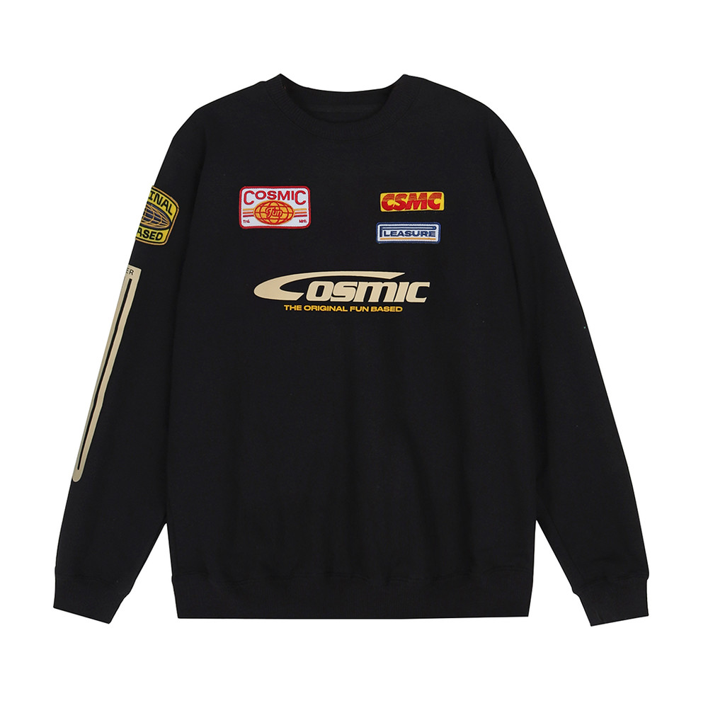 Cosmic Sweater Crewneck PITSTOP BLACK