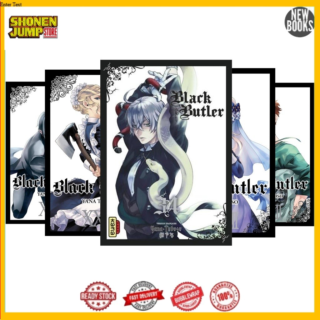 Black Butler Manga (33 Book series) (English)