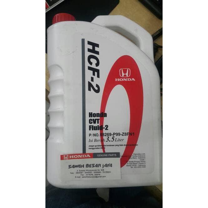 oli transmisi HCF - 2 / honda CVT fluid TELARIS