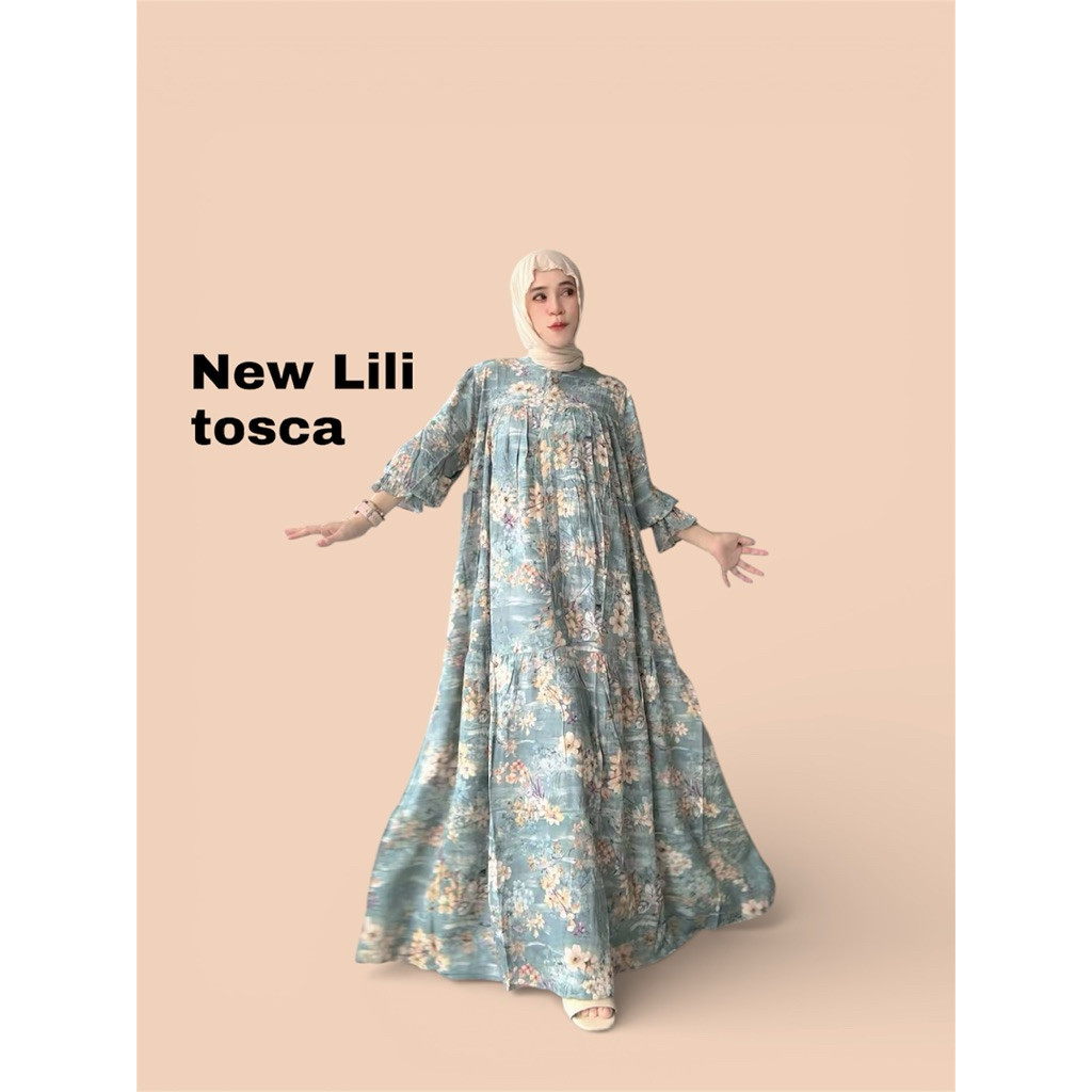 Gamis Dres Lengan Balon ld 120- 140 Panjang 140 By Galery Hafizhah