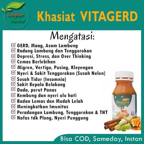 Madu VITAGERD Herbal Obat GERD dan Asam Lambung Original Asli Ori Terlaris