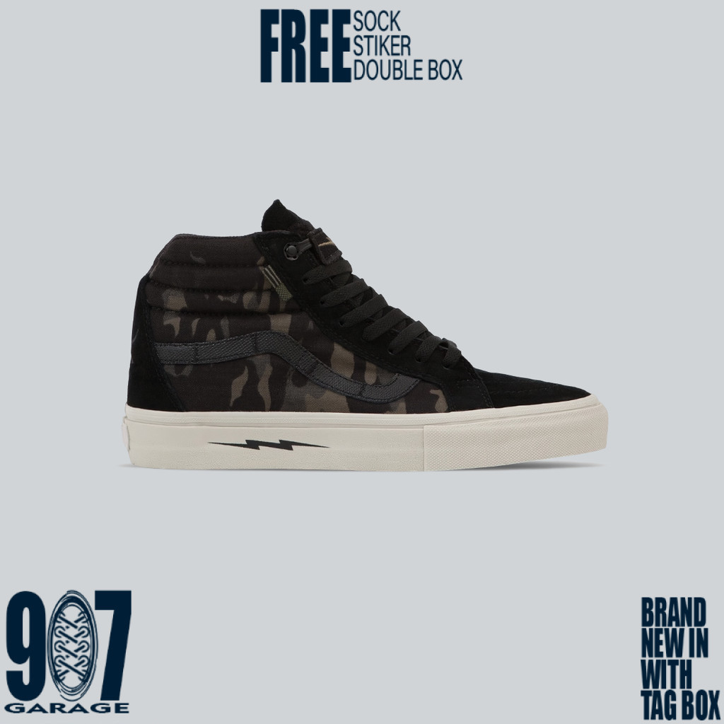 Vans Sk8 Hi Notchback Defcon Multicam Jungle Black