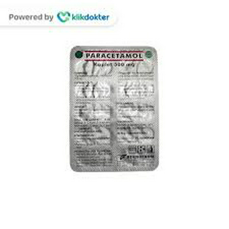 PARACETAMOL GENERIK_026 500 MG 1 BLISTER @ 10 KAPLET