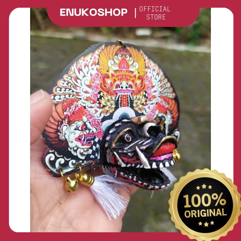 BARONGAN mainan  jowoan TELON  PUTIH / souvenir/gantungan kunci /reog devil jaranan jawa timur baron