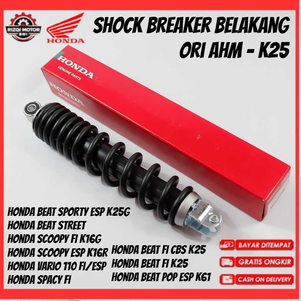 ShockBreaker Belakang Honda BeAT FI eSP - Skok Belakang BeAT POP Sporty ORI AHM