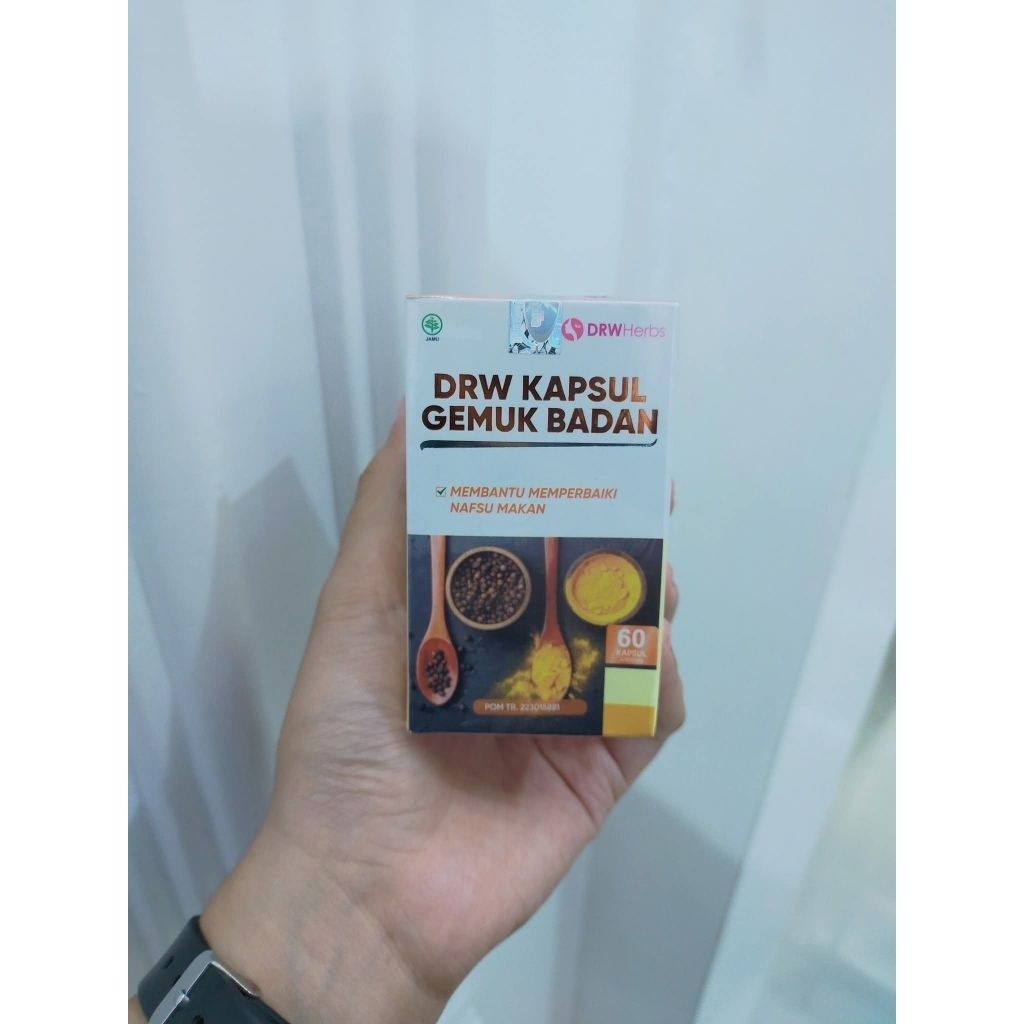 KAPSUL GEMUK DRW SKINCARE / BODYMAS DRW / PENGGEMUK BADAN DRW SKINCARE ORIGINAL BPOM