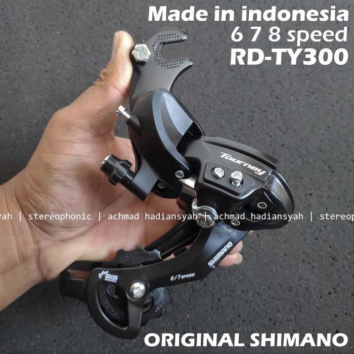BISA 6 7 8 speed.. RD SHIMANO Tourney TY300 RD jepit 7 speed 8 speed