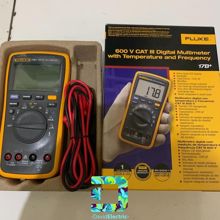 Multitester Fluke 17B+ / Digital multimeter Original Fluke