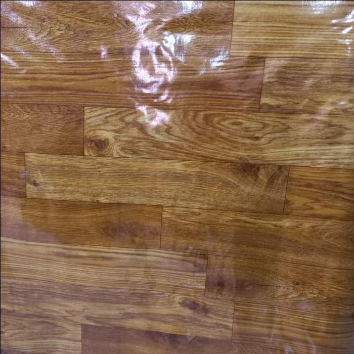 Karpet Plastik Vinyl Lebar 1.6 mtr Panjang Meteran - Urat Kayu Muda