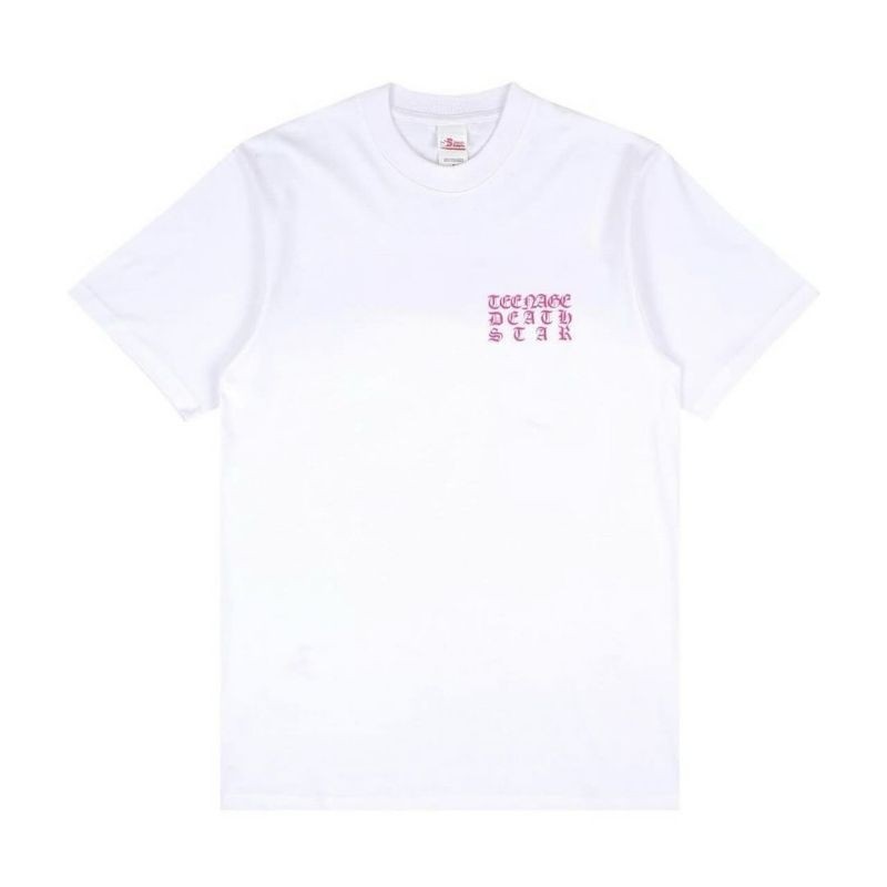 HOT ORIGINAL T SHIRT TEENAGE DEATH STAR WHITE