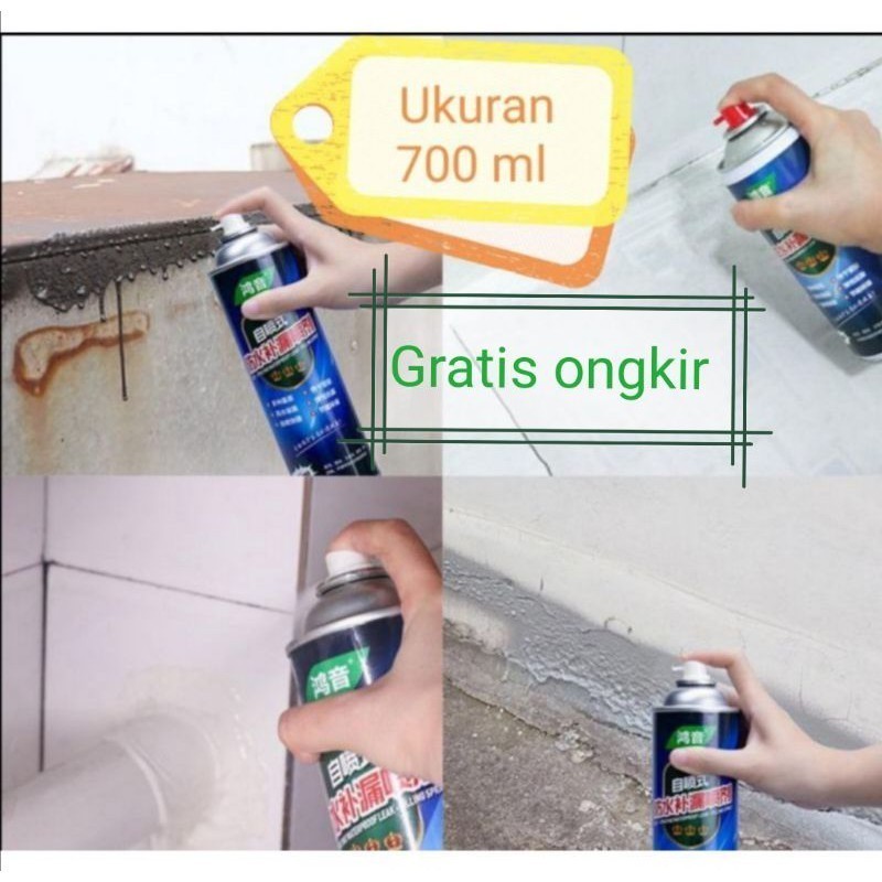 [ PROMO ] Waterproof Leak-Proof Spray Roof Glue Exterior Wall Spray Leak-Proof 700ML