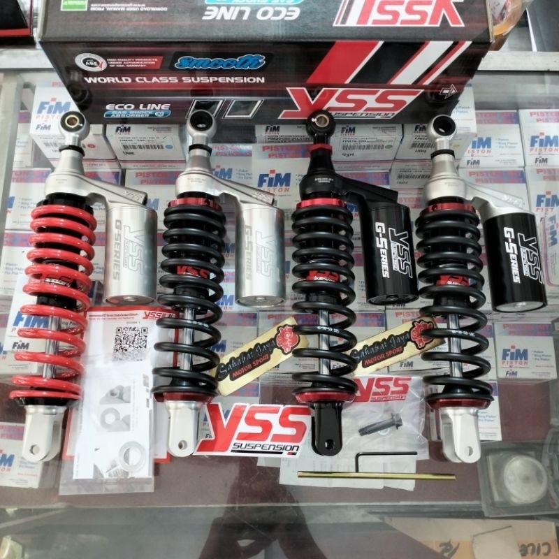 Shock Tabung Yss New G-Plus Gold Series 330MM Vario 125 Vario 150 Beat Fi Scoopy Fi Mio Lexi Fino Va