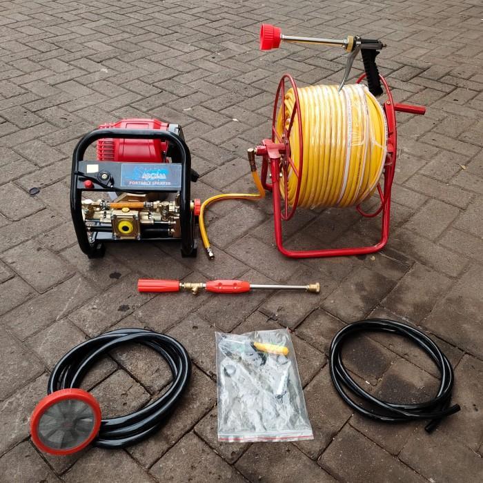 Mesin sprayer Pertanian | Mesin steam 4 Tak komplit selang 100 Meter