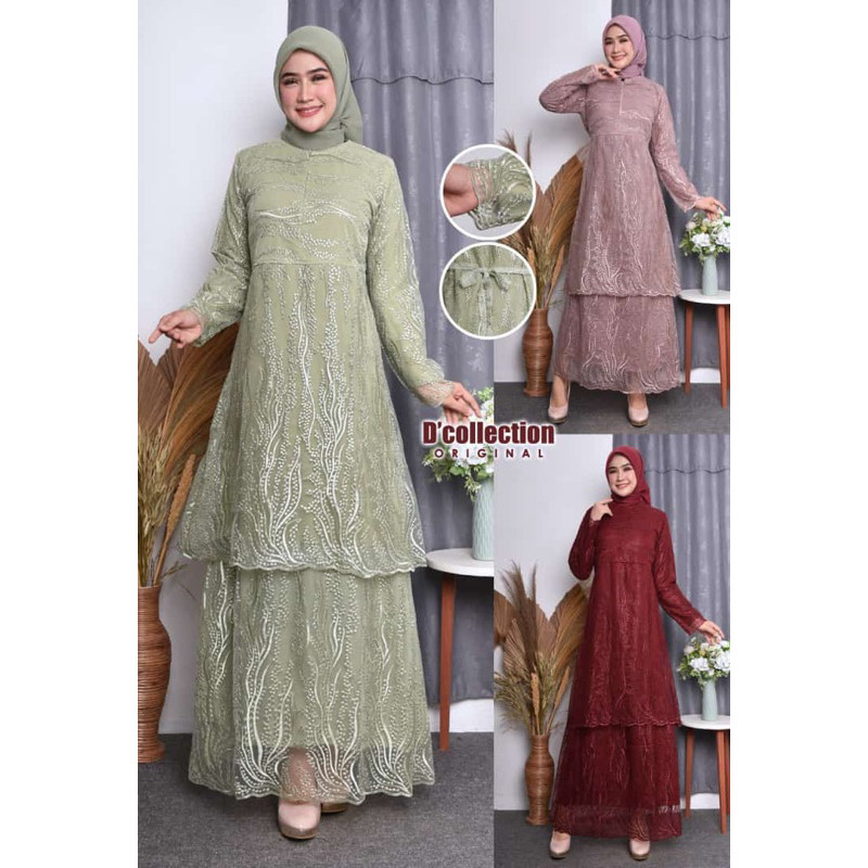 MACIAS_ dress kondangan/gamis pesta/gamis berukat/gamis tile/gamis berukat malaysia/drees jumbo/beru