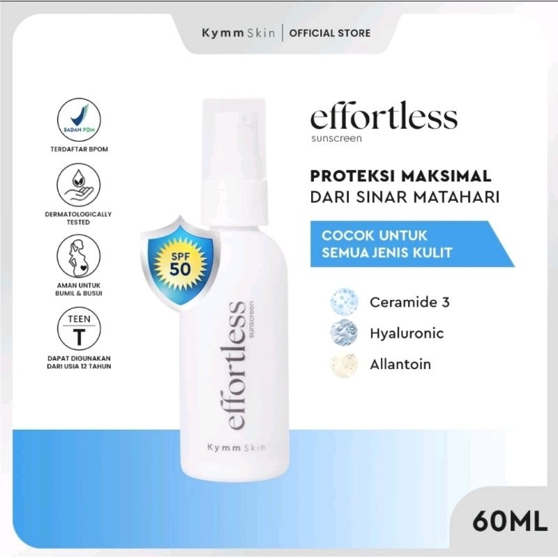 NJB - [NEW PACKAGING] SUNSCREEN EFFORTLESS KYMMSKIN SUNSCREEN EFFORTLESS KYMM SKIN