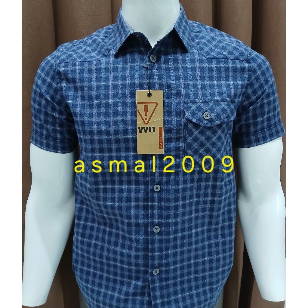 Diskon Akhir Bulan KEMEJA WATCHOUT JEANS LENGAN PENDEK ORIGINAL