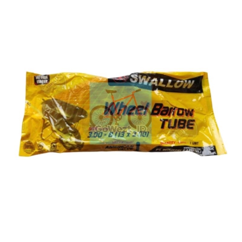 Ban Dalam Gerobak Kereta Pasir Artco Wheel Barrow 300-8 (13 x 3.00) Swallow | High Quality | L4