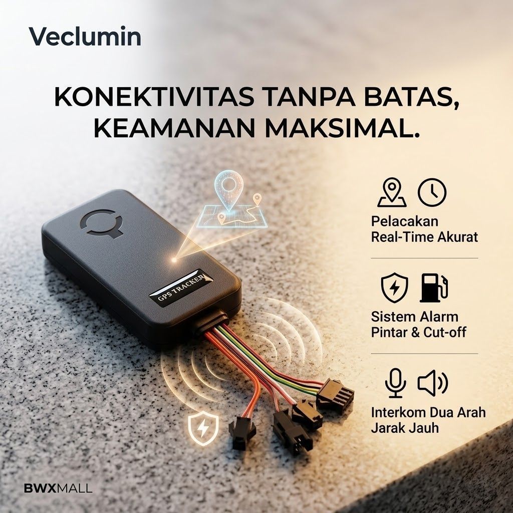 Veclumin CY21 GPS Tracker Alat Pelacak Mobil Motor Bus Truk 12V-90V Waterproof Anti Maling Sensor Ge