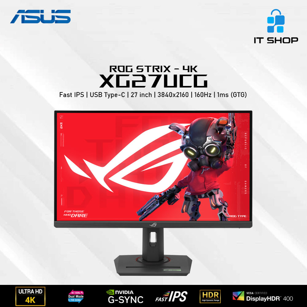Asus Gaming Monitor 27-inch ROG Strix XG27UCG - 4K Type-C 160 Hz
