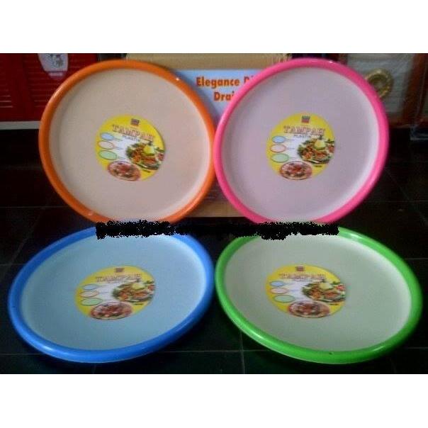 Ready TAMPAH 57 CM NAGATA 012 L PLASTIK FOOD SAFE / NAMPAN KUE BULAT
