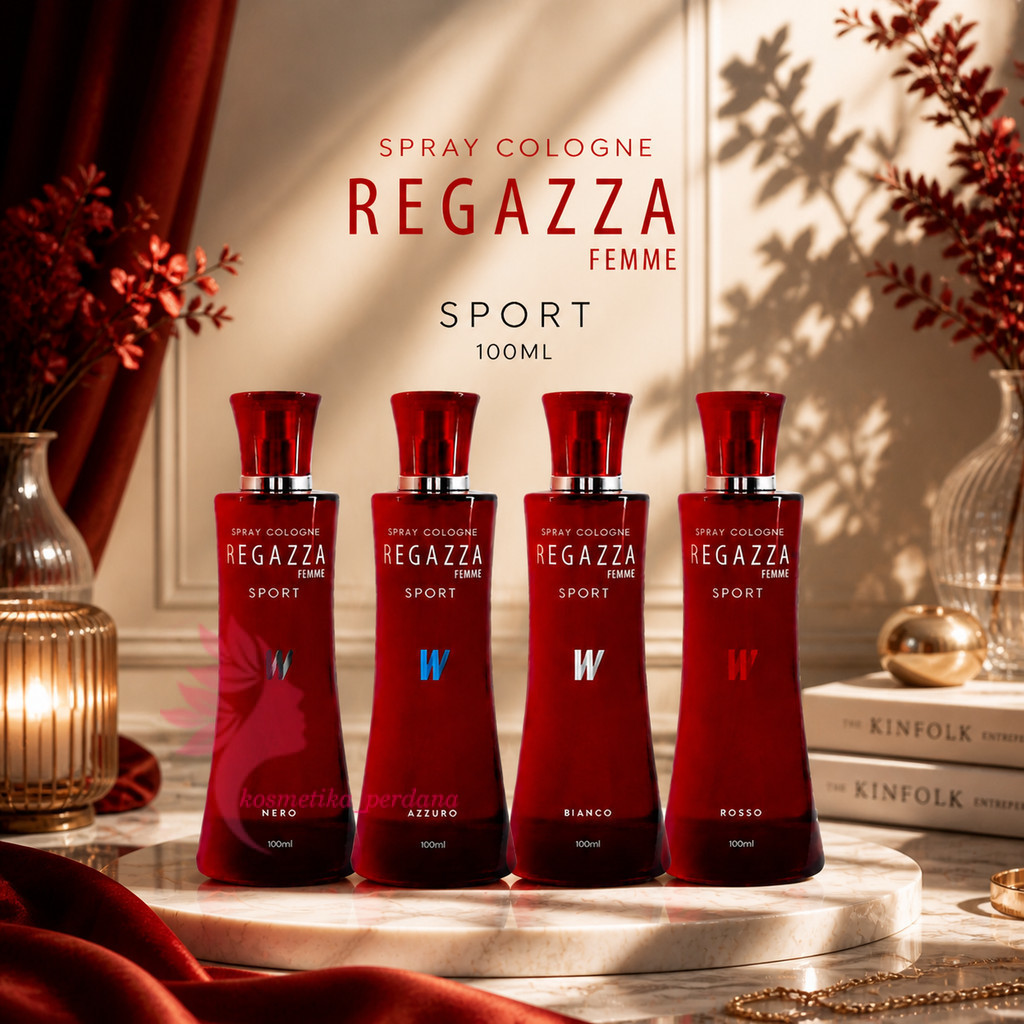 REGAZZA FEMME EAU DE TOILETTE SPORT COLOGNE 100ML PARFUM UNISEX