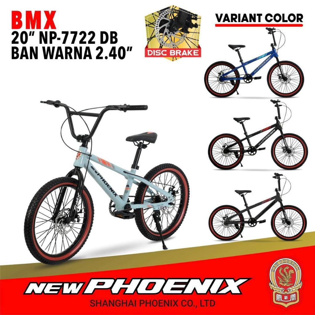 SEPEDA ANAK LAKI LAKI BMX 20 PHOENIX 7722 DB BAN 2.4