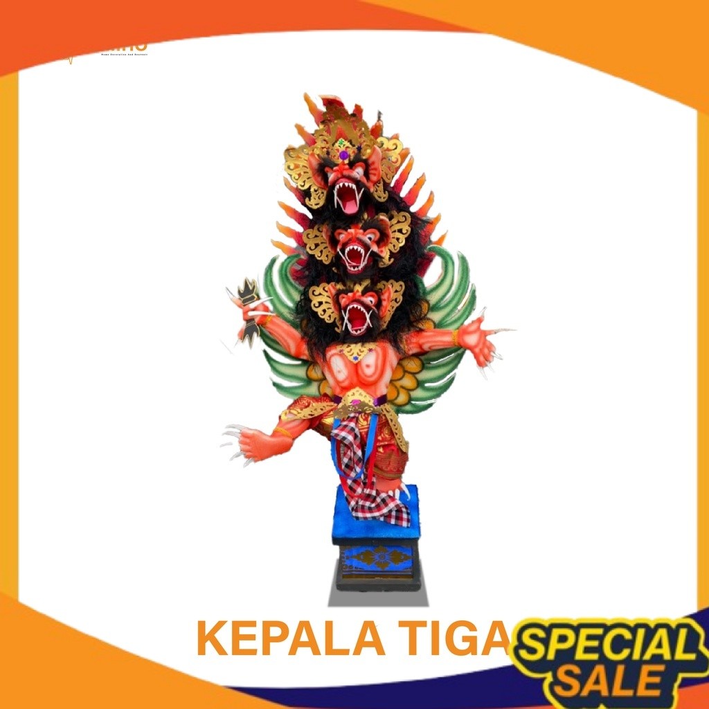 Ogoh Ogoh Kepala 3 Ukuran 1 Meter  - Ogoh Ogoh Narasinga - Ogoh Ogoh Ganesha - Ogoh Ogoh Mini - Main
