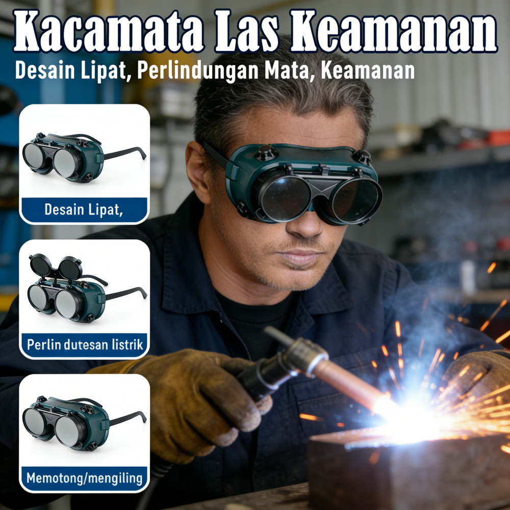 Kacamata las tahan benturan Kacamata las tukang las Kacamata las Kacamata las Kacamata las debu Kaca