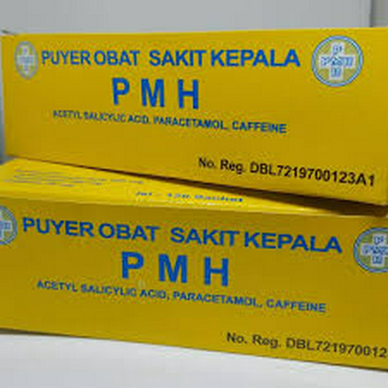 PUYER OBAT SAKIT KEPALA PMH 1 SACHET @ 650 MG