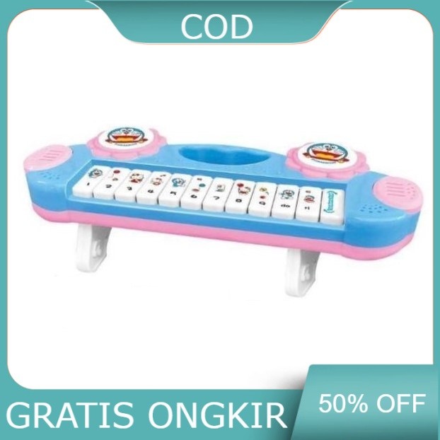 (PROMO) Keyboard Piano Draemn Music Piano Anak Mainan Piano Edukasi Anak Multifungsi Mini