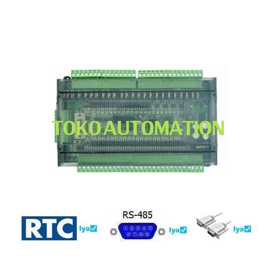 FX3U-48MT FX3U 48MT 24 Input 24 Output 24V 1A PLC Dan RS485 RTC SK65 ...Eletronik