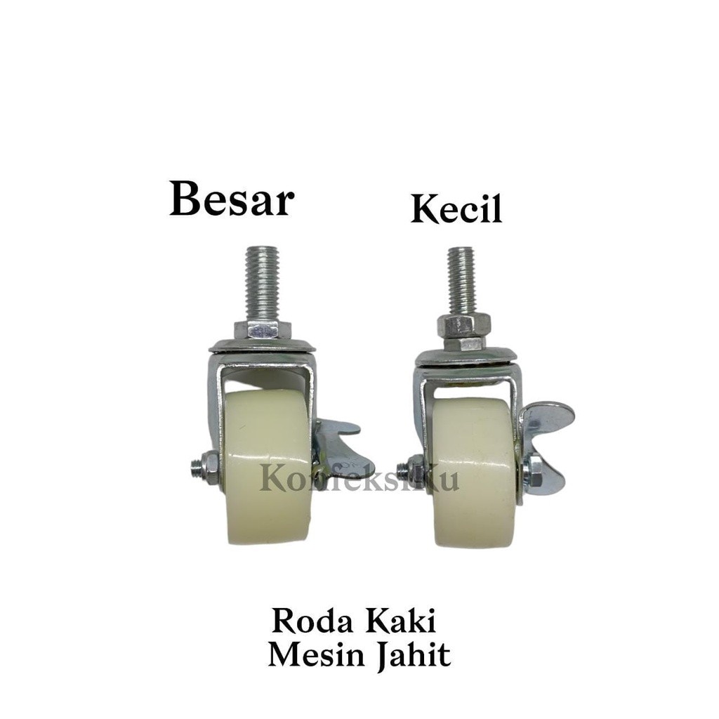 SmartTec|| Roda Kaki Mesin Jahit Industrial Drat Kecil Besar / Roda Mesin Jahit