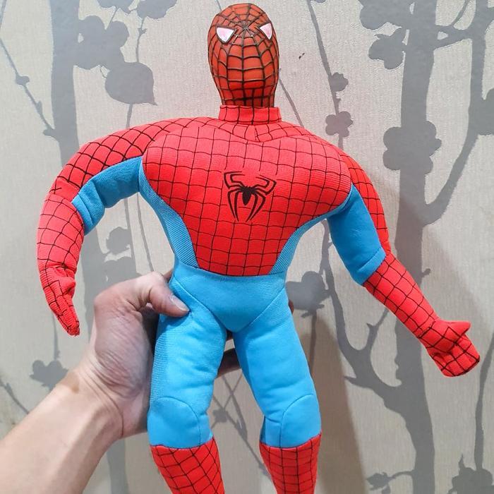 Duffytoys Mainan Anak Boneka Superhero Avengers Spiderman Batman Superman Besar Dolls Toys - Spiderm