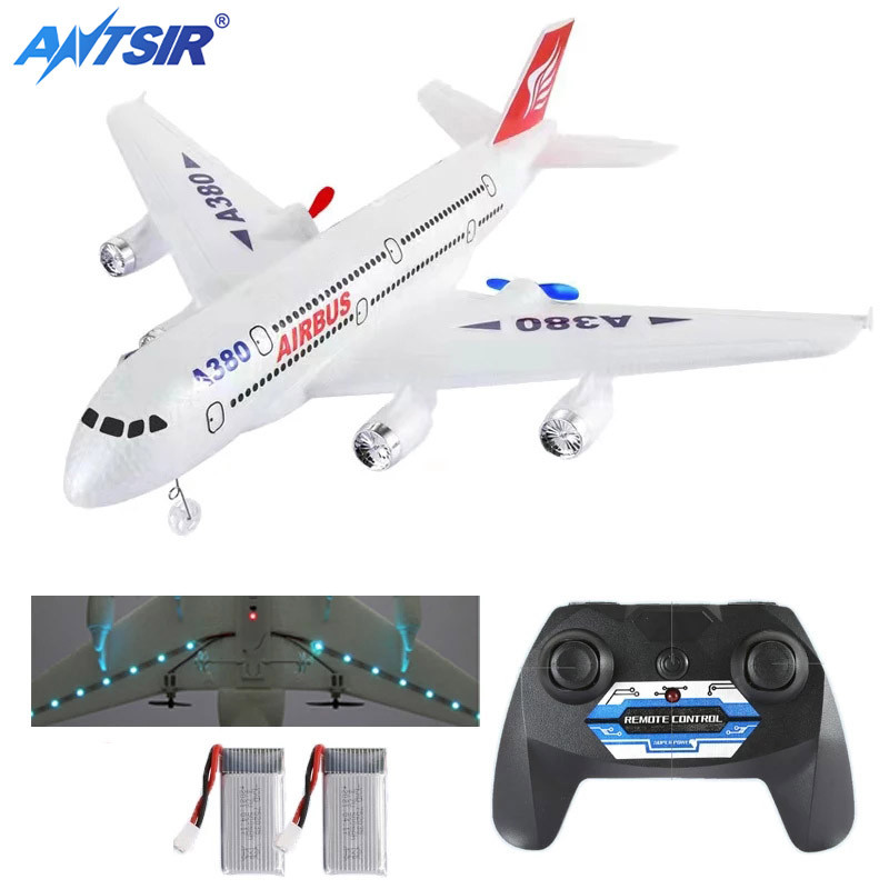 Boeing 747 Airbus A380 RC Plane 2.4G 2 Remote Control Airplane Fixed Wing Aircraft RC Toys Gift for 