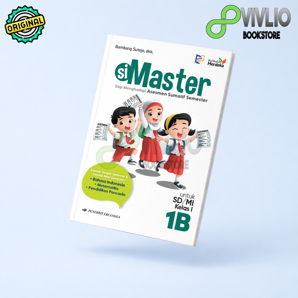 SiMaster untuk SD/MI Kelas I Jilid 1B Erlangga