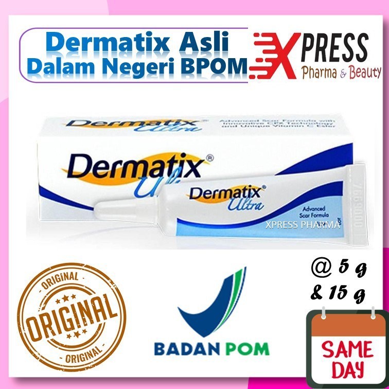 XPRESS  ASLI BPOM Dermatix 5 / 15 gram Ultra Gel Salep Penghilang Bekas Luka Dermatik COD