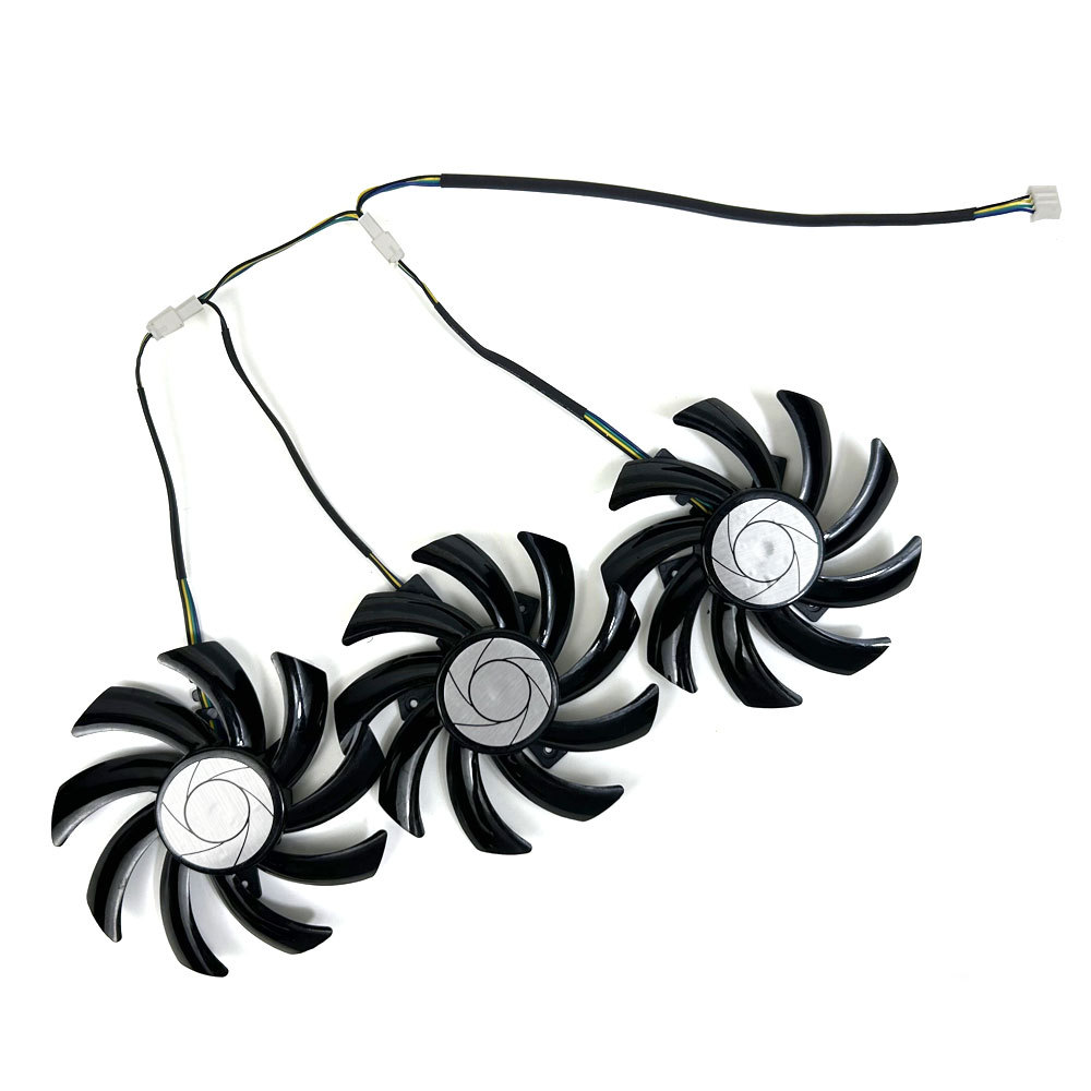 3PCS Y Cooling Fan PLD09210S12HH DC12V 0.40A 85mm VGA Fan 4Pin For MSI GTX1080Ti 11G DUKE 980Ti Grap
