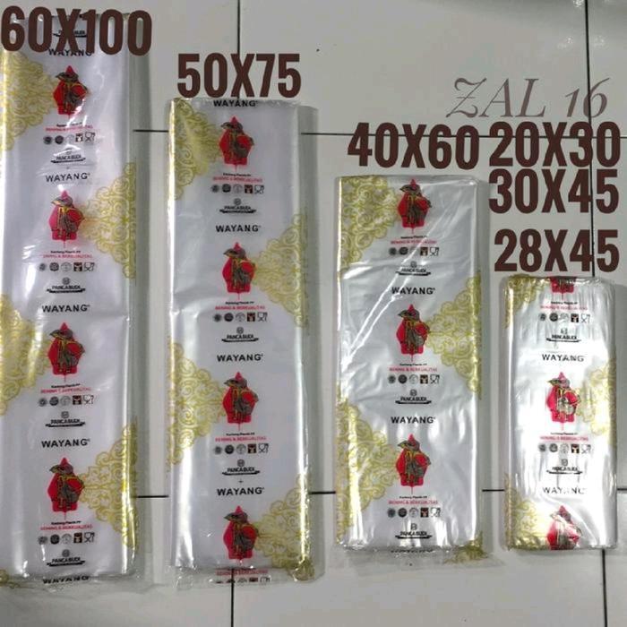 Plastik PP wayang laundry - 60x100