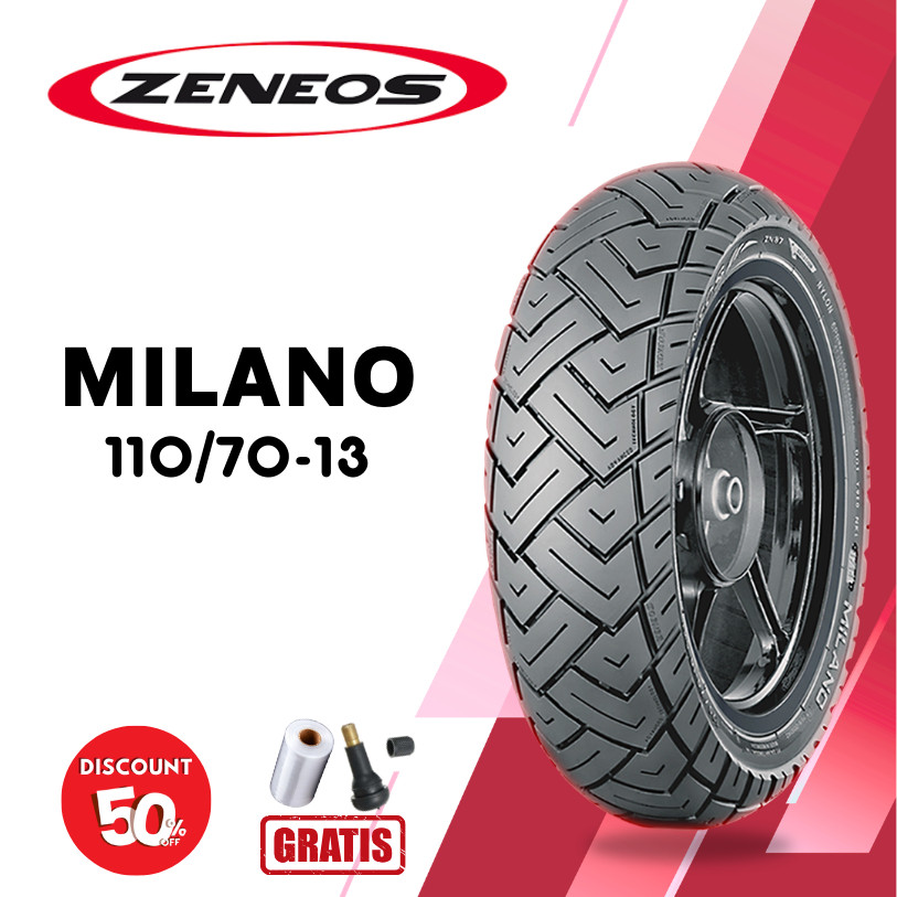 Ban Motor ZENEOS MILANO 110/70 RING 13 Tubeless