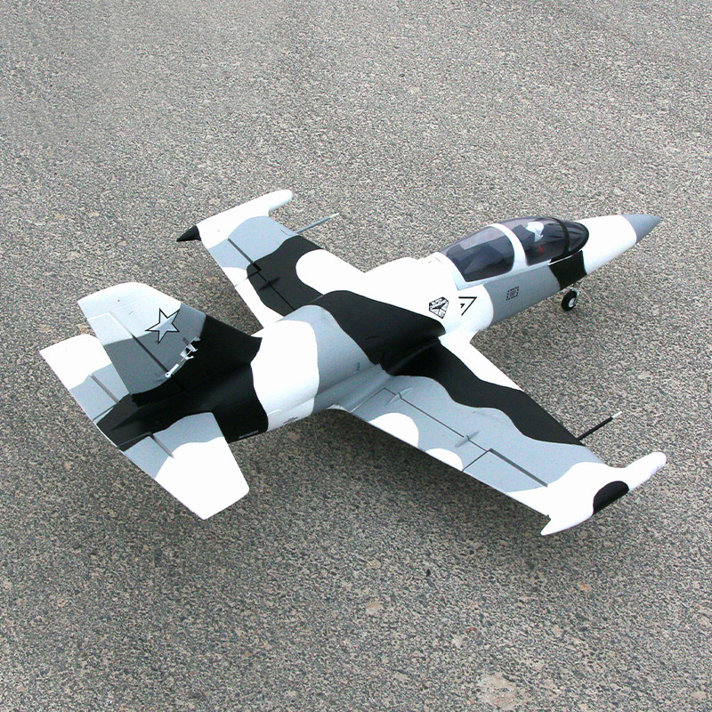 6  FlyFans Black Diamond L-39 Albatros 64mm RC EDF Jet RTF Version (Mode2) Model Plane