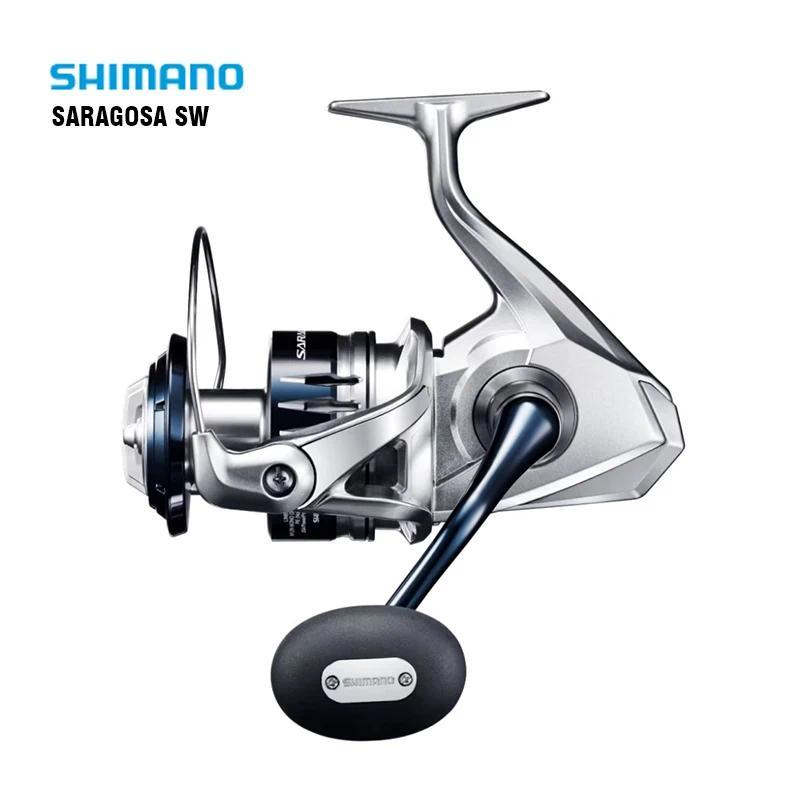 SHIMANO 2020 Original SARAGOSA SW Spinning Fishing Reel Speed Ratio 4.4-6.2:1 5/6+1 BB Hagane Body/G