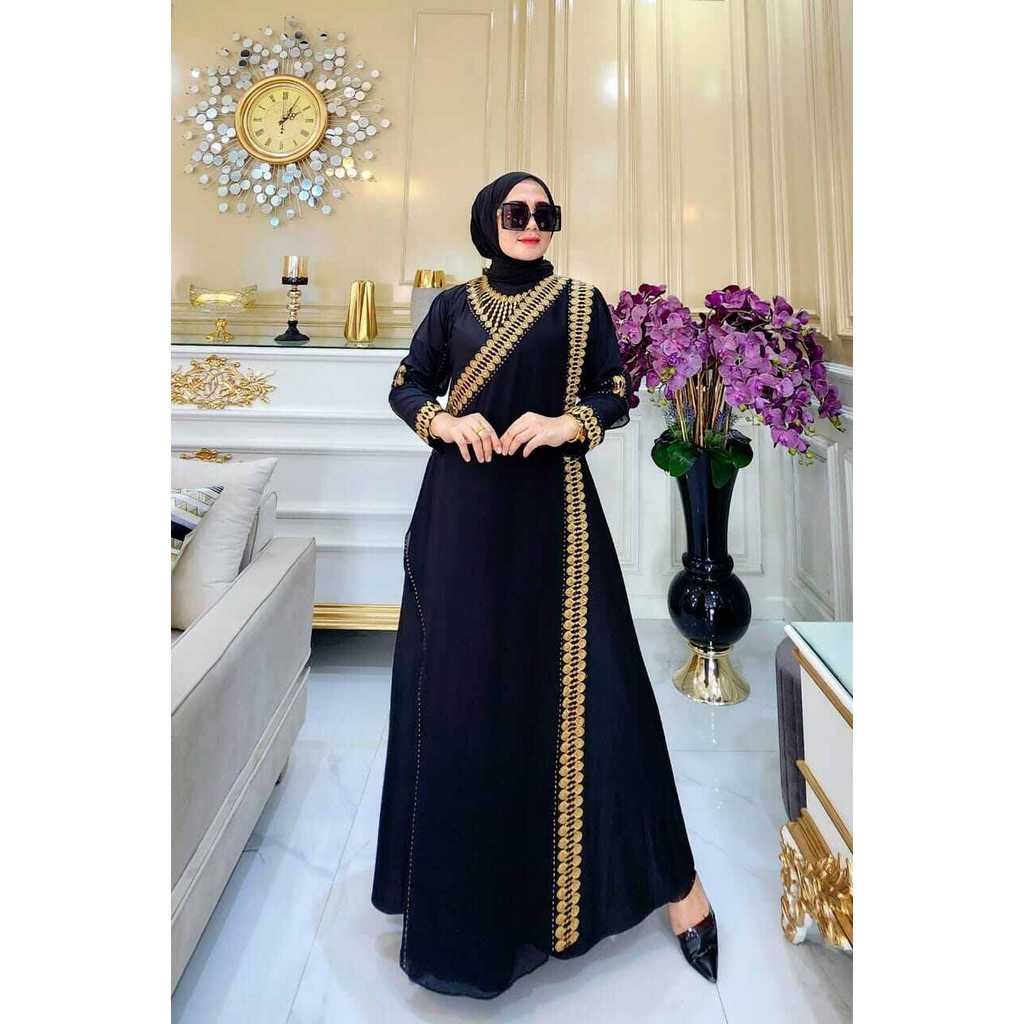 Gamis Abaya Turki terbaru,abaya series warna,Abaya terviral 2023//Syaki Fashion
