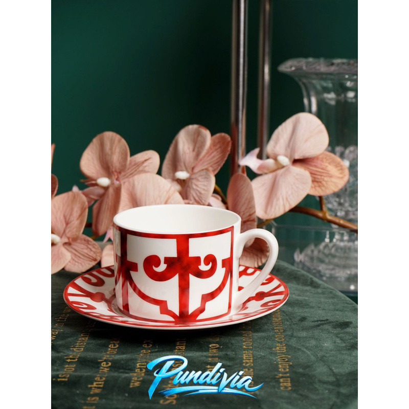 PUNDIVIA Cangkir Teh Gaya Eropa Shima  Cangkir Kopi luxury