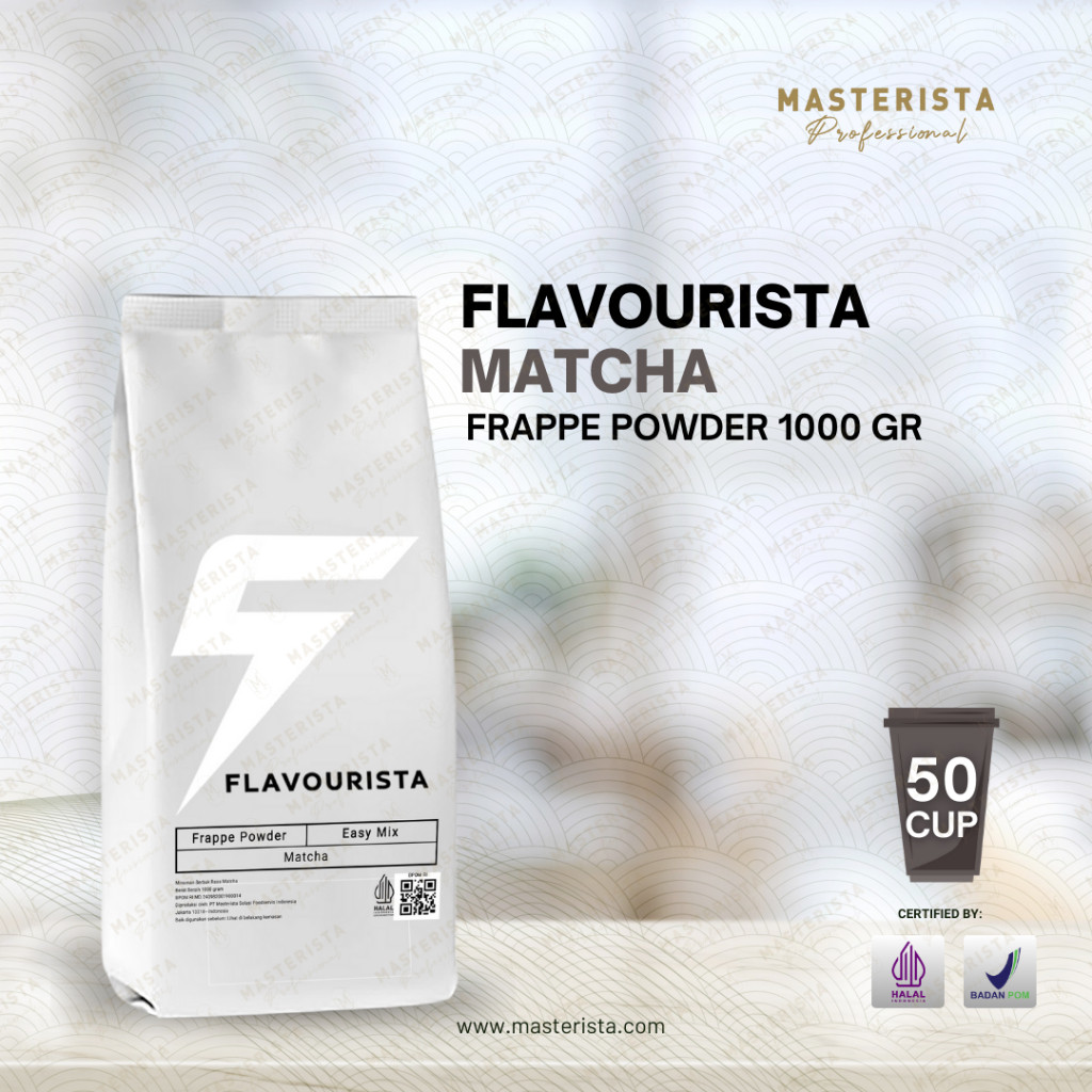 Flavourista Bubuk Minuman Murah Rasa Matcha / Matcha Powder 1000 gram