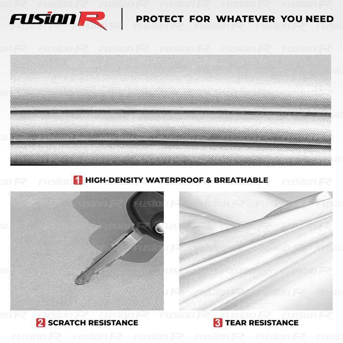 Cover Mobil / Sarung Mobil XENIA merek FUSION R / Cover Mobil Putih