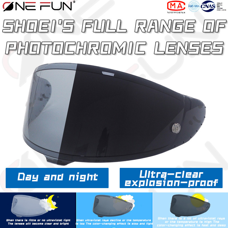 Para shoei z8 x15 adv gtair12 glamster capacete viseira fotocromática hd claro a noite uso anti nevo