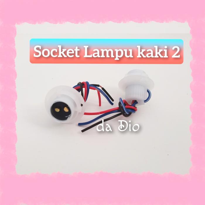 FITING/SOCKET/SOKET LAMPU REM/LAMPU STOP KAKI 2 MOTOR MOBIL